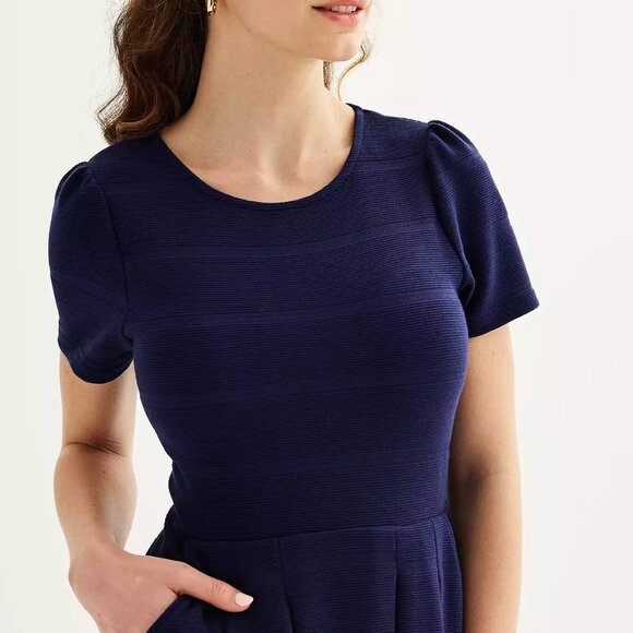 Draper James Short Sleeve Knit Tee Mini Dress | Size Small | Great Condition - Picture 3 of 6